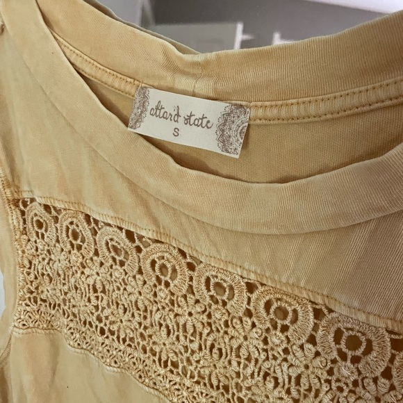 Altard State size S Yellow Top - Picture 3 of 3